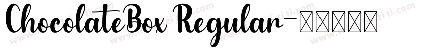 ChocolateBox Regular字体转换